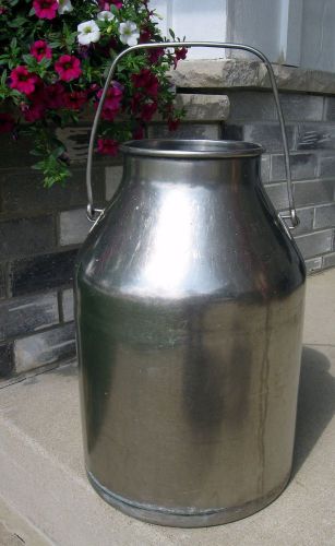 DeLaval 6 GAL Stainless Steel Pail Bucket Can Cream Milk Vintage De Laval