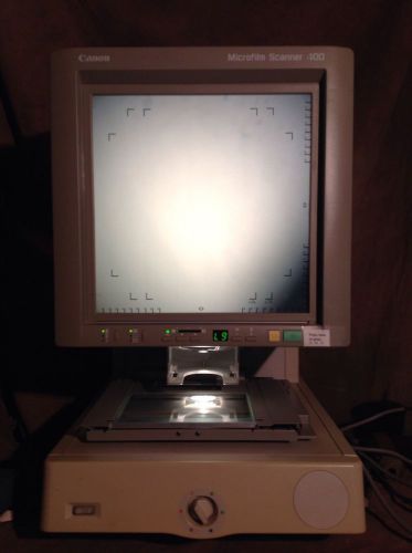 Canon Microfilm Scanner 400  Microfiche Reader Mod