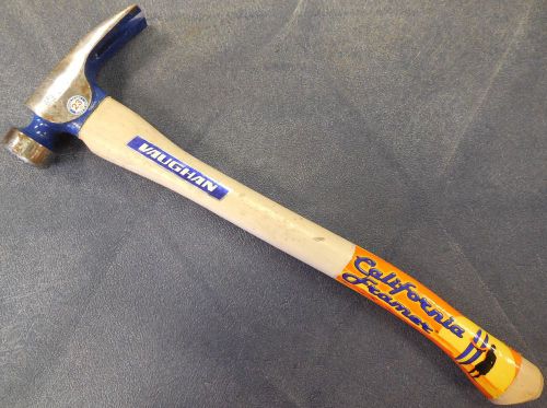 Vaughan cf1hc 23oz. milled face curved handle california framer hammer, nos, usa for sale