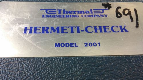 HERMETI-CHECK, MODEL 2001