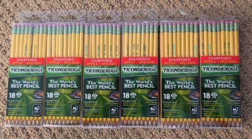108 Ct. Ticonderoga Pencils #2 NEW!!