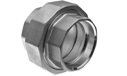 (pack of 10) 1/4&#034; socket weld union t316 forged stainless steel class 3000 for sale