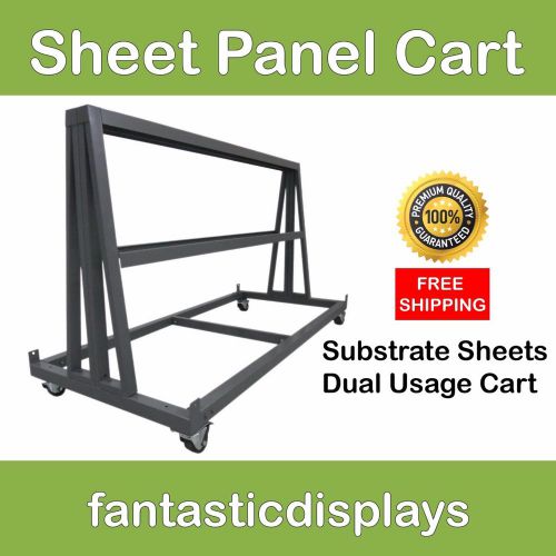 Adjustable Panel Sheet Cart Heavy Duty Industrial Truck Dolly Handles Substrates