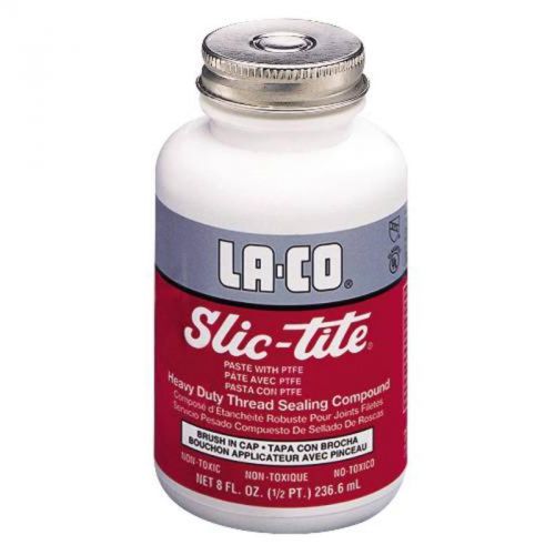 Slic-tite paste 8 oz la-co industries plumbers putty 42019 048615420196 for sale