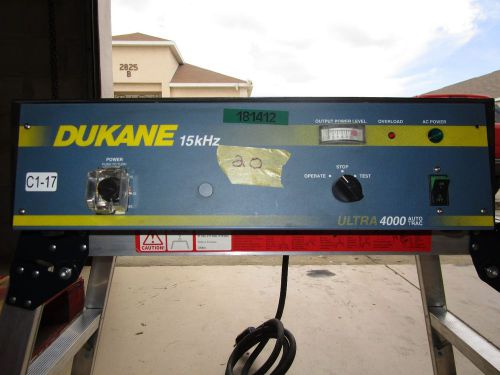 Dukane Ultra 4000 4kW 15 kHz Ultrasonic Generator