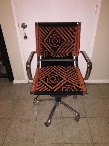 Unique Macrame Office Chair -Artist Up Cycled Ooak