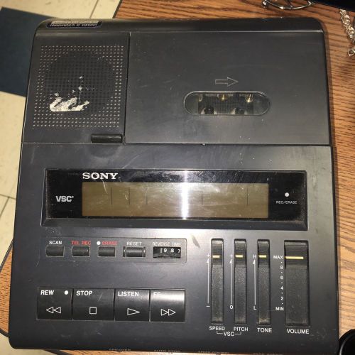Sony BM-880 Microcassette Dictator/Transcriber For Parts/Repairs