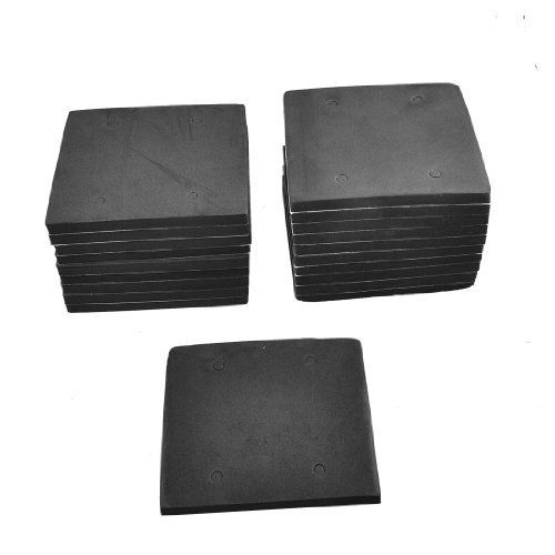 Amico 20 pcs square shape adhesive foam replacement sander back pad mat black for sale