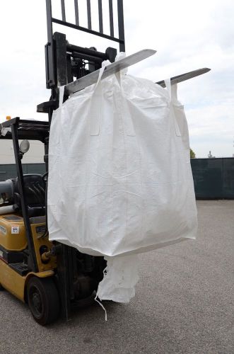 Brand new bulk bag 36x36x36 fibc (super sack) ton bag 2200lb swl,fast shipping for sale