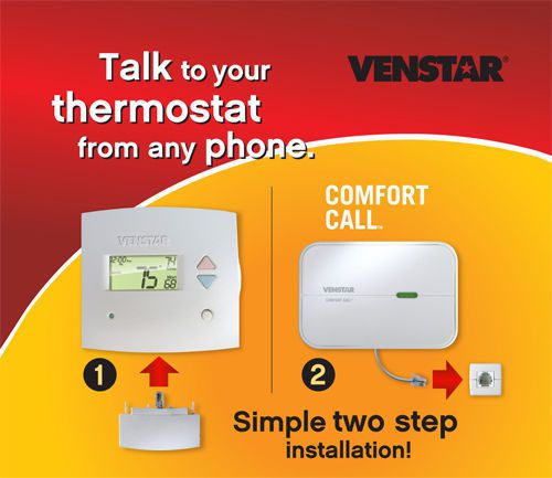 ~Discount HVAC~VN-T1800/VN-ACC0433- Venstar 7 Day Prog Thermostat &amp; Comfort Call
