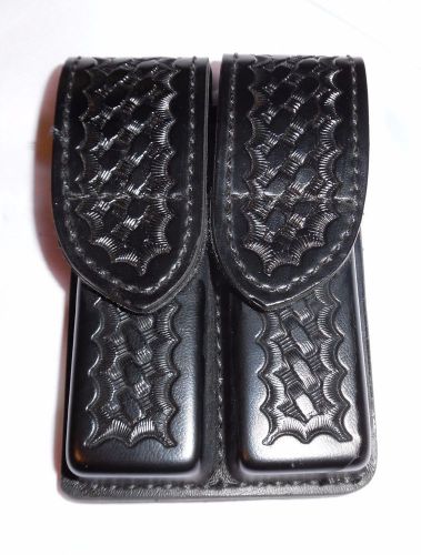 Safariland 77V C89 S&amp;W 59 Ber-92 Double Magazine Ammo Pouch Case Holster Police