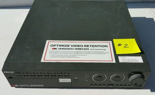Pelco DX4616 Digital Video Recorder DX4616CD-750  4600 Series HARD DRIVE REMOVED