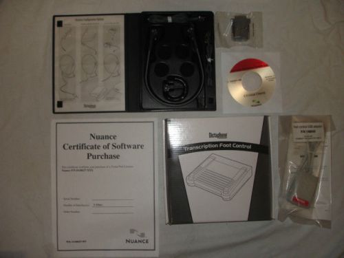 nuance transnet transcribe Kit Build 8.0  + HW 1-24 seat,  W/ Dictaphone Headset