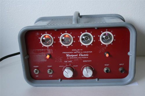 Westport Electric WE-110 Frequency Meter &amp; Counter ****