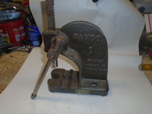 Machinist tools  lathe mill machinist famco # 0 arbor press for sale