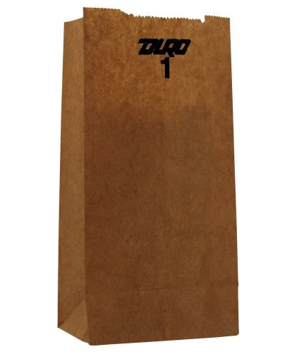 Duro grocery bag kraft paper 1 lb capacity 3-1/2&#034;x2-3/8&#034;x6-7/8&#034; 500 ct id# 18... for sale
