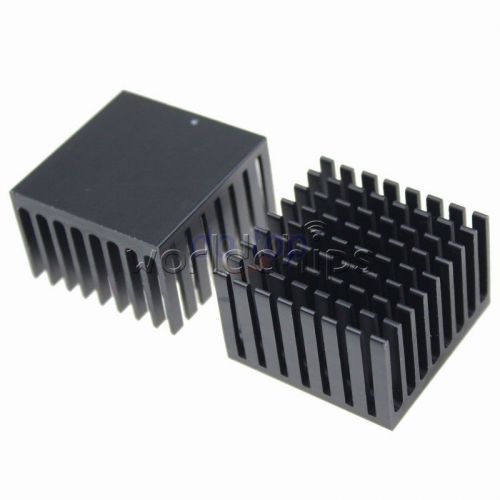 2PCS 37*37*24mm Heatsink Aluminum Heatsink Chip for IC LED Power Transistor