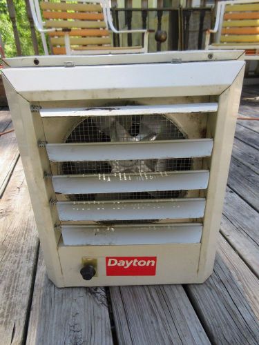 Used dayton warehouse electric heater unit model #3uf82 17,000 btu for sale