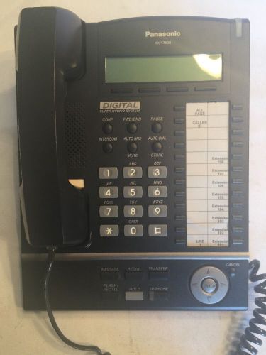 Panasonic KX-T7630 Business Telephone Black