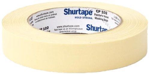 Pratt Plus CP 102 Shurtape Paper General Purpose Premium Masking Tape, 18
