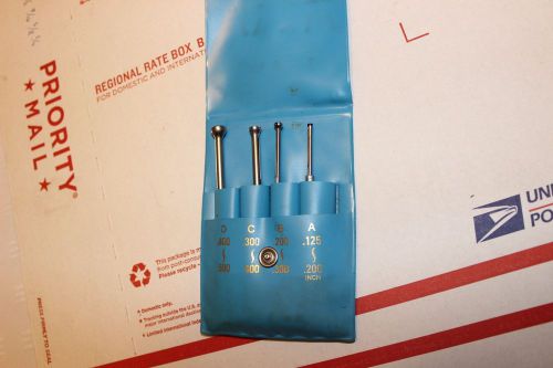PEC 4S-4  Small Hole Gage Set Measuring Range: 0.125&#034;~0.500&#034; Made in USA