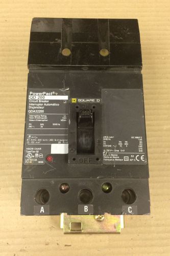 New square d qd 200 3 pole 200 amp 240v qda32200 powerpact circuit breaker qda for sale