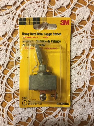 3M Heavy Duty Metal Toggle METAL Switch 35 Amps 12 Volts DC ON-OFF 03890NA