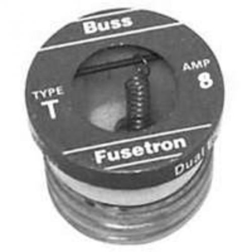 8a heavy duty plug fuse bussmann fuses fuses-specialty bp-t-8 051712103077 for sale