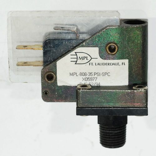 MPL# MPL-808-35-PSI-SPC  X05877  D/C 52/94  Pressure Switch