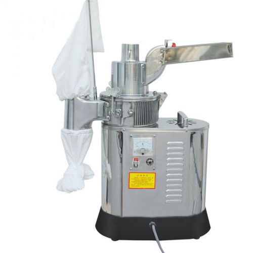 New DF-40S Automatic Continuous Herb Grinder Hammer Mill Pulverizer 40kg/h 110V