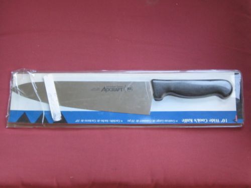 Adcraft  Advantage Series Wide Cook&#039;s Knife 10&#034; Black Handle CUT-10COKBL