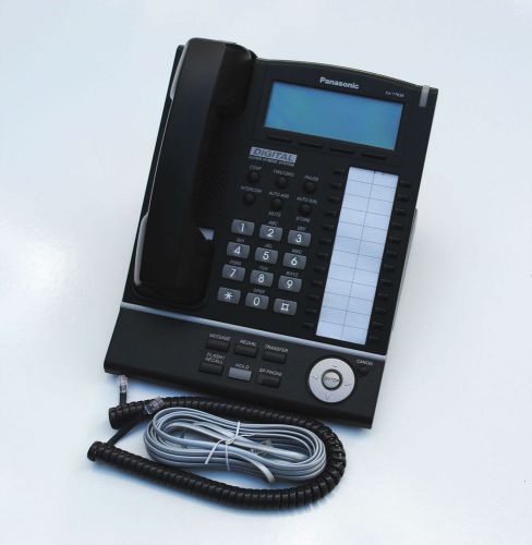 Panasonic KX-T7636 Black LCD Speakerphone Refurbished Year Warranty
