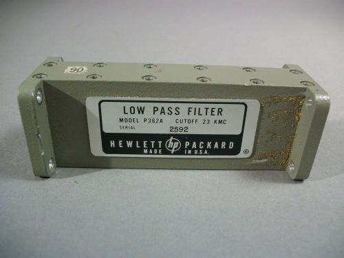 HP  WR-42 P362A Low Pass Filter Waveguide Hewlett Packard - USED