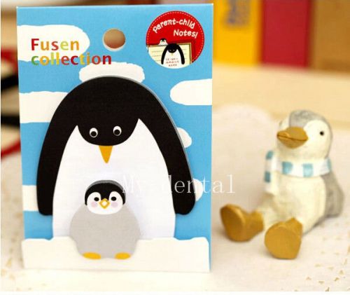 Cute Penguin Sticky Notes for Bookmark Memo Post it Notes Parent-child Penguin