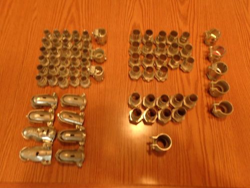 1/2 and 3/4 inch flex connectors new mixed lot of 73 total for sale