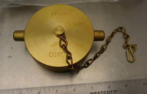Dixon valve fp300f 3&#034; nst male cast brass plug &amp; chain pin lug new for sale