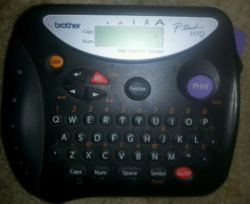 Brother p-touch 1170 label maker