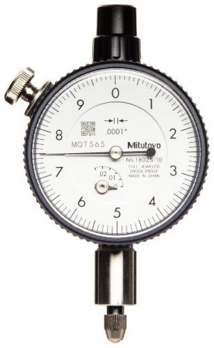 Mitutoyo - 1802sb-10 dial indicator, #4-48 unf thread, 0.375&#034; stem dia., flat for sale