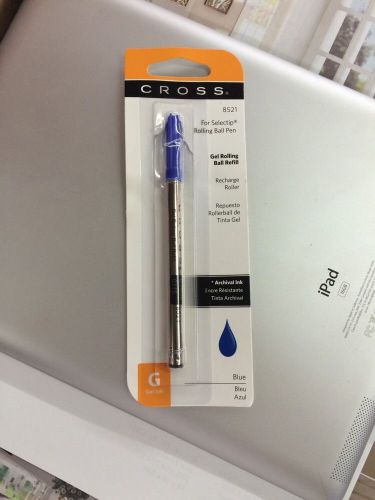 Cross Selectip Gel Rollingball Pen Refill  Blue  1 per card (8521)