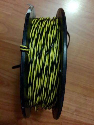 General cable cross connect wire 1pr 22 black/yellow for sale