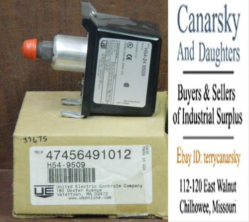 1 NEW UNITED ELECTRIC H54-9509 PRESSURE SWITCH ***MAKE OFFER***