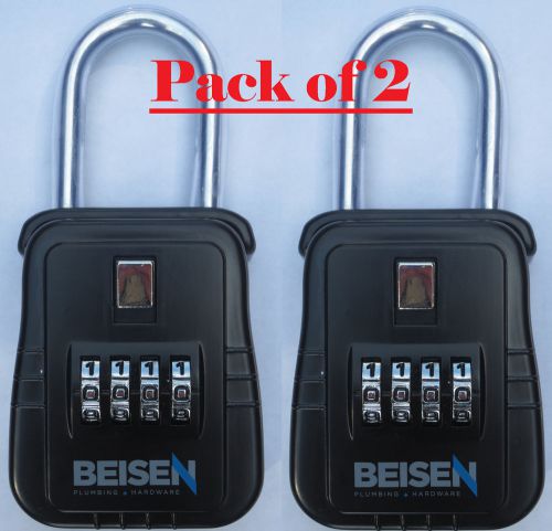 PACK OF 2 - Lockbox key lock box for realtor real estate 4 digit