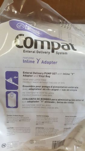 Nestle Compat Enteral Delivery System. 1000 ML. Ref 19954700 NEW!!