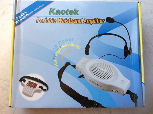 NEW Kaotek Portable Waistband Amplifier WPA 66A 66B Recharge SMD Voice Booster