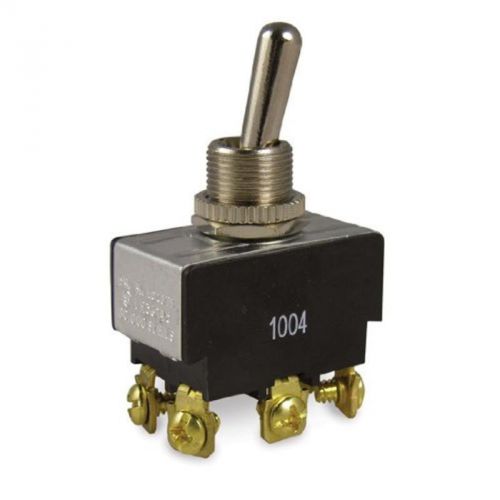 Heavy-Duty Toggle Switch, 20A 125Vac, Double Pole Double Throw, On-Off-On