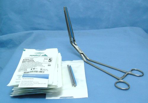 Applied Medical A3214 Stealth Aortic Clamp with A0A04 Disposable Inserts