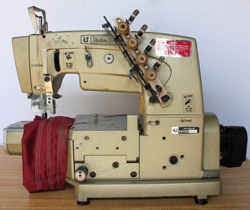 UNION SPECIAL 34700 KF16 Coverstitch 3-Needle 4-Thread Industrial Sewing Machine