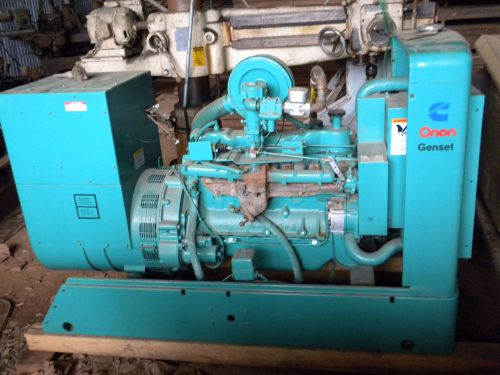 Onan 45kw natural gas generator w/switchgear for sale