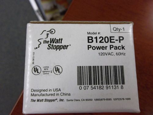New in box watt stopper power pack b120e-p 120vac for sale
