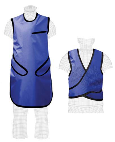 X-ray apron - ez guard lead apron velcro closure .5mm reg wt lead size l for sale